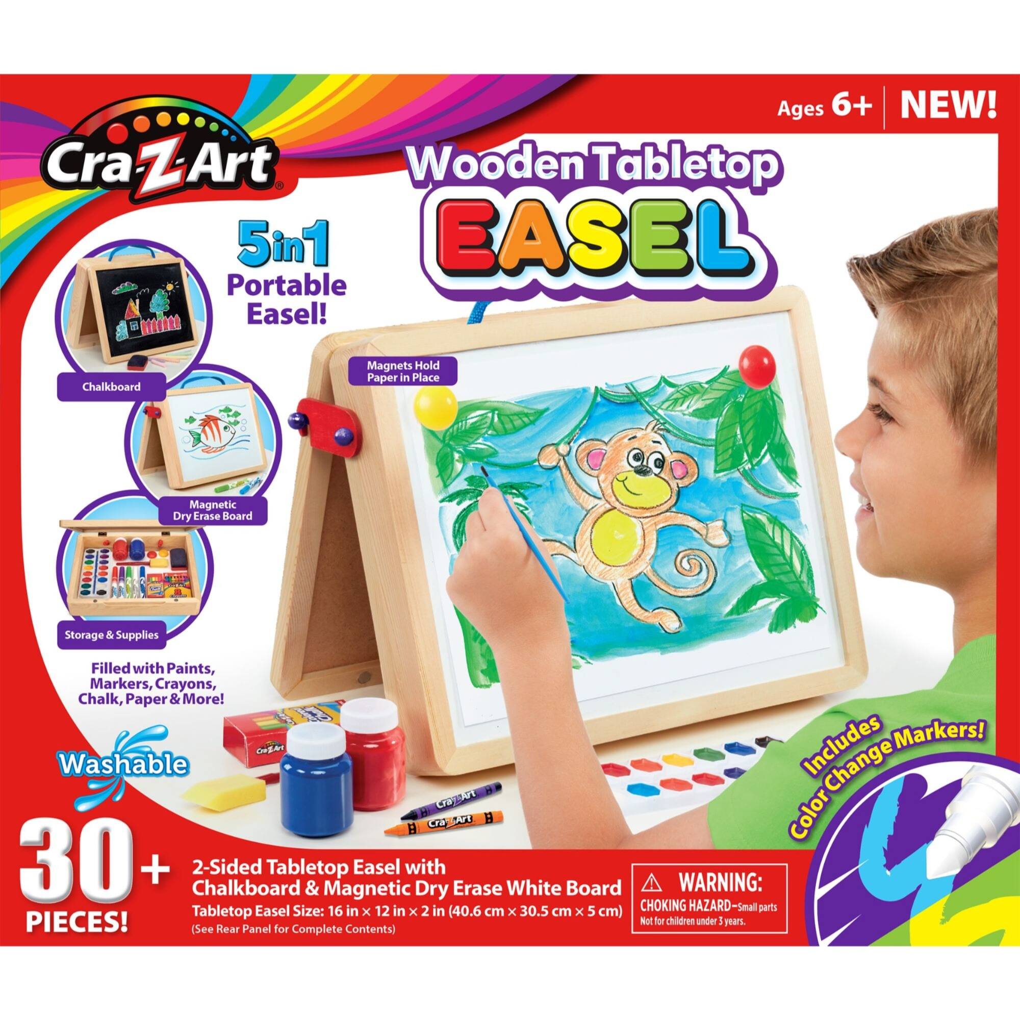 Cra-Z-Art® Wooden Tabletop Easel